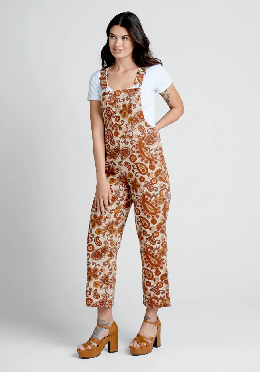 Am I Dreaming? Paisley Overalls