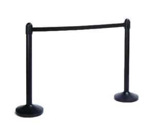 American Metalcraft RSRTBLC8 Crowd Control Stanchion Post