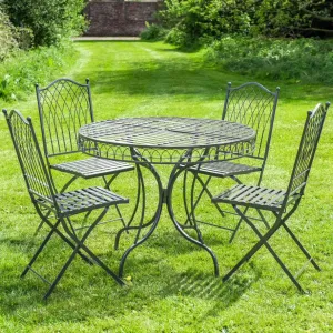 Ascalon Hampton 5 Piece Bistro Set - 'Umber Grey'
