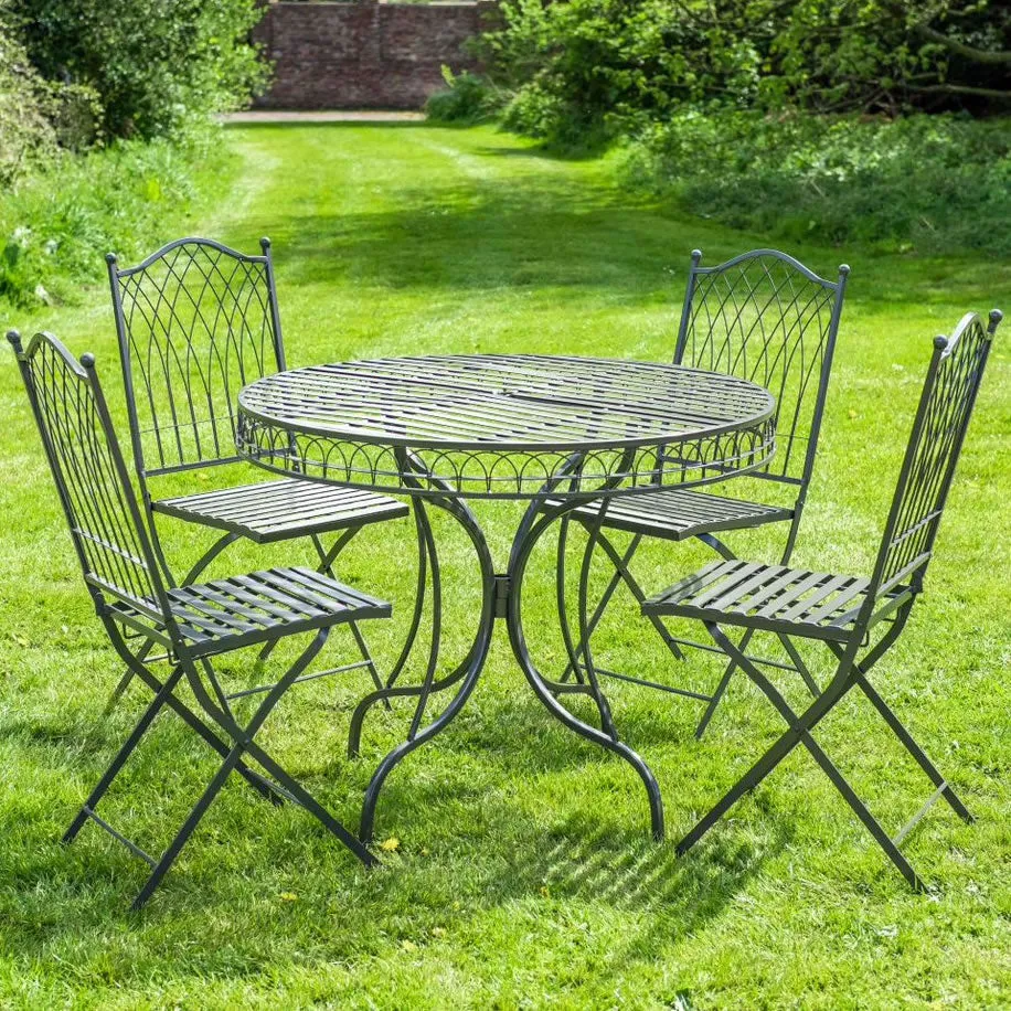 Ascalon Hampton 5 Piece Bistro Set - 'Umber Grey'