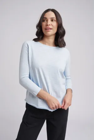 Basic Cotton Tee Ballard Blue