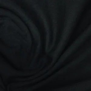 Black Organic Cotton/Spandex Jersey Fabric - 200 GSM - Grown in the USA
