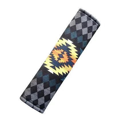 Car Seat Belt Cover (Pair) - Tribal Animal Design