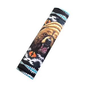Car Seat Belt Cover (Pair) - Tribal Animal Design