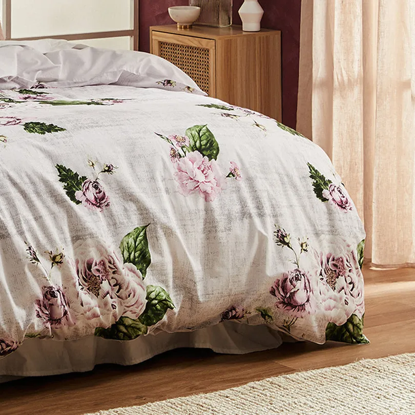 Celestia Linen Quilt Cover Set by Logan & Mason