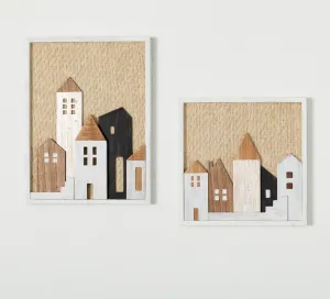 Christmas Village Wall Decor
