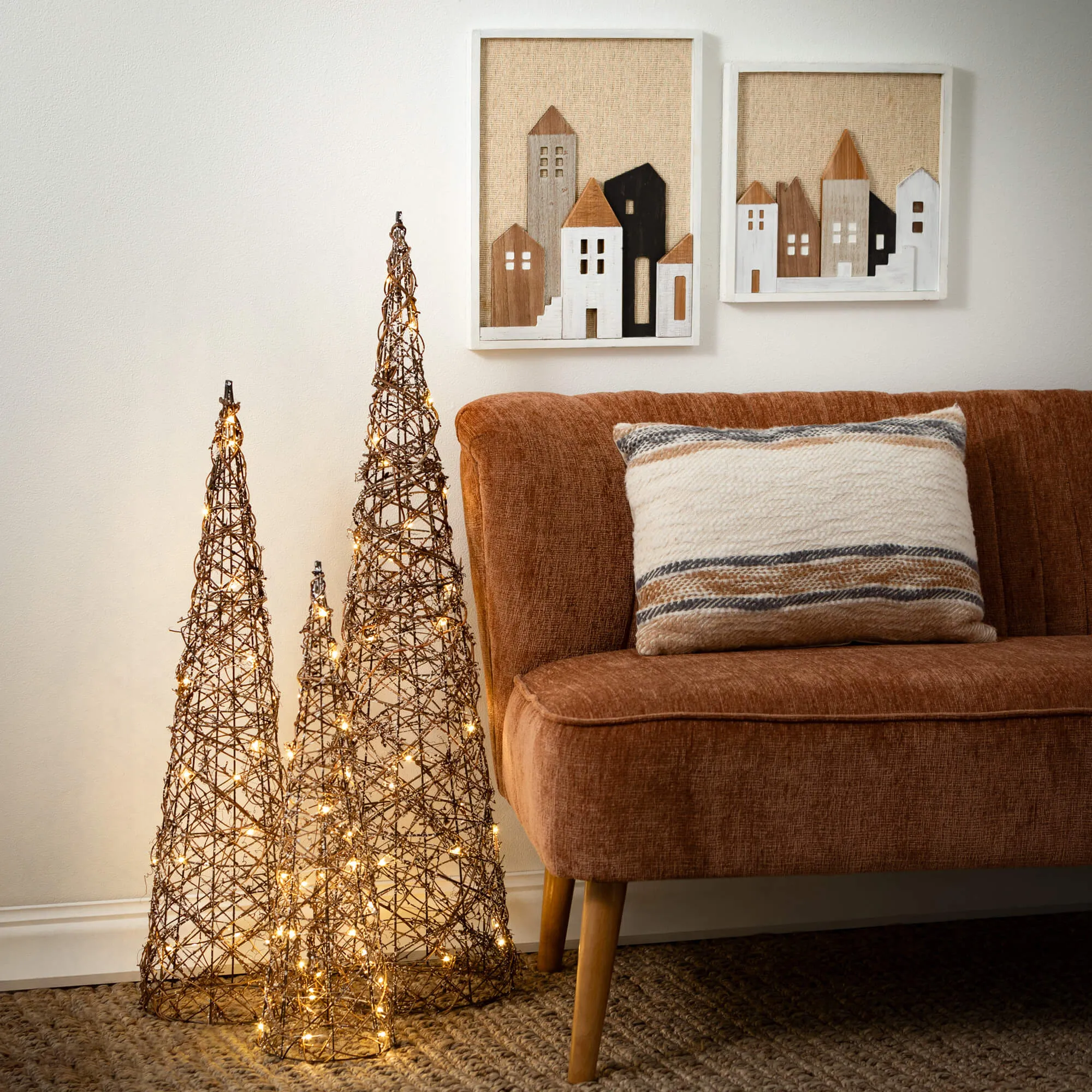 Christmas Village Wall Decor