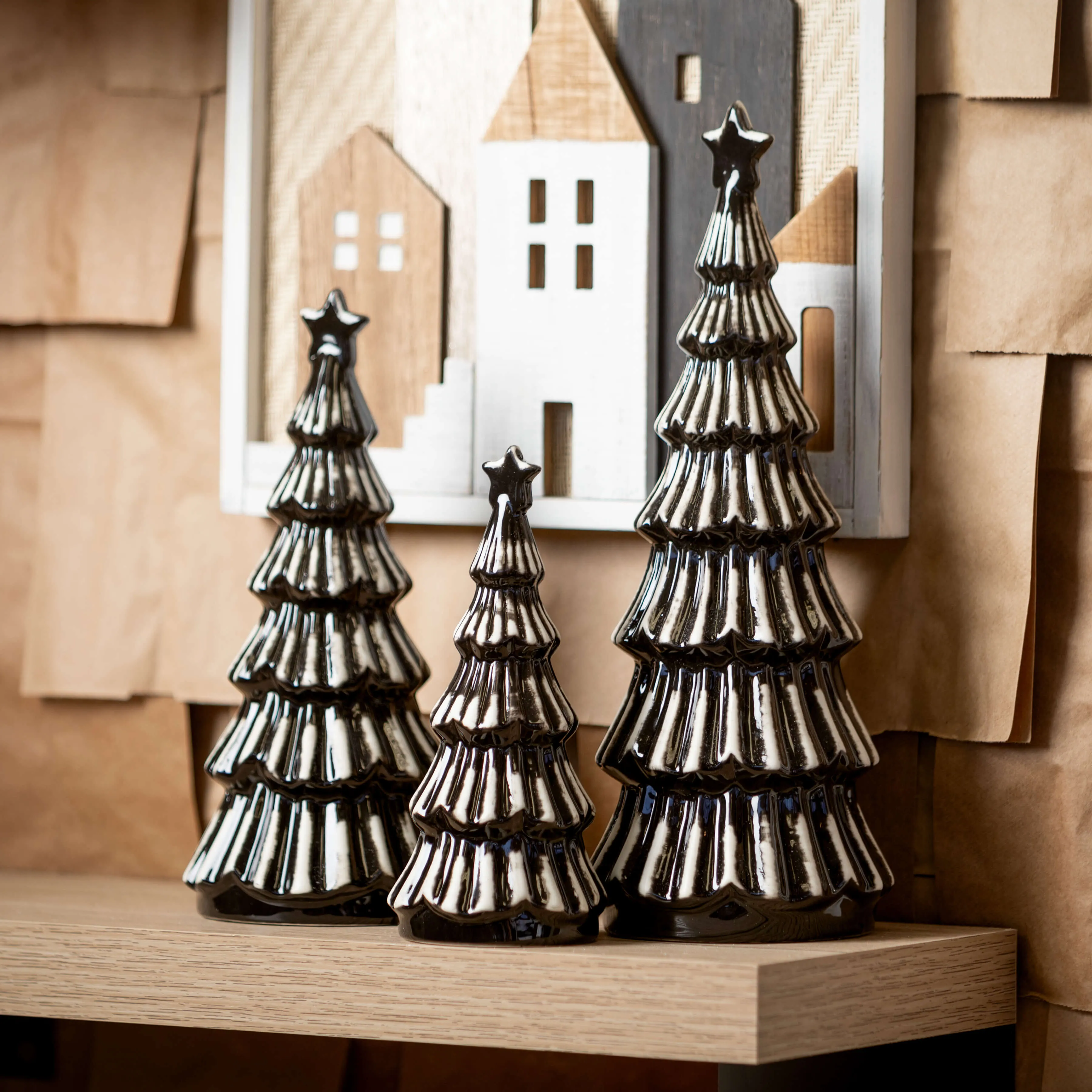 Christmas Village Wall Decor