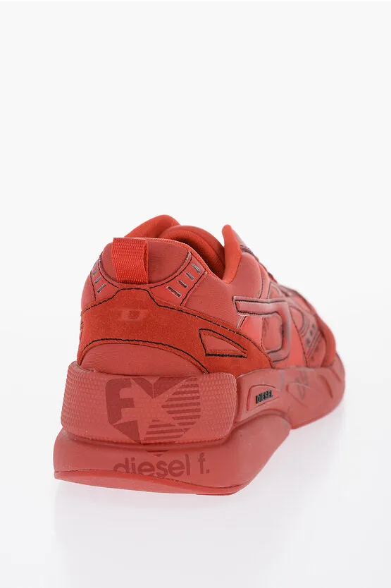 Diesel Printed SERENDIPITY SPORT Sneakers with Fabbric Inserts