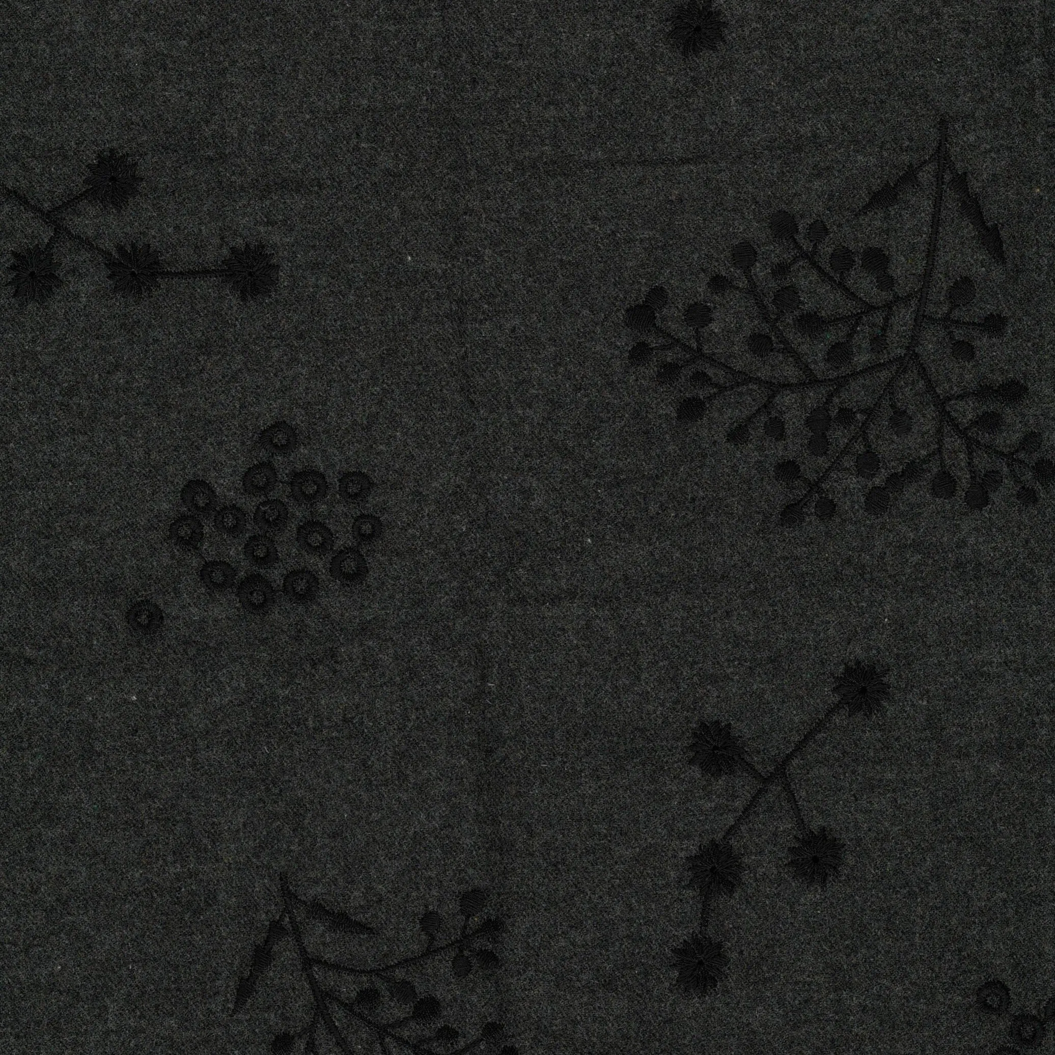 echino Embroidery Botanical Light Brushed Viera
