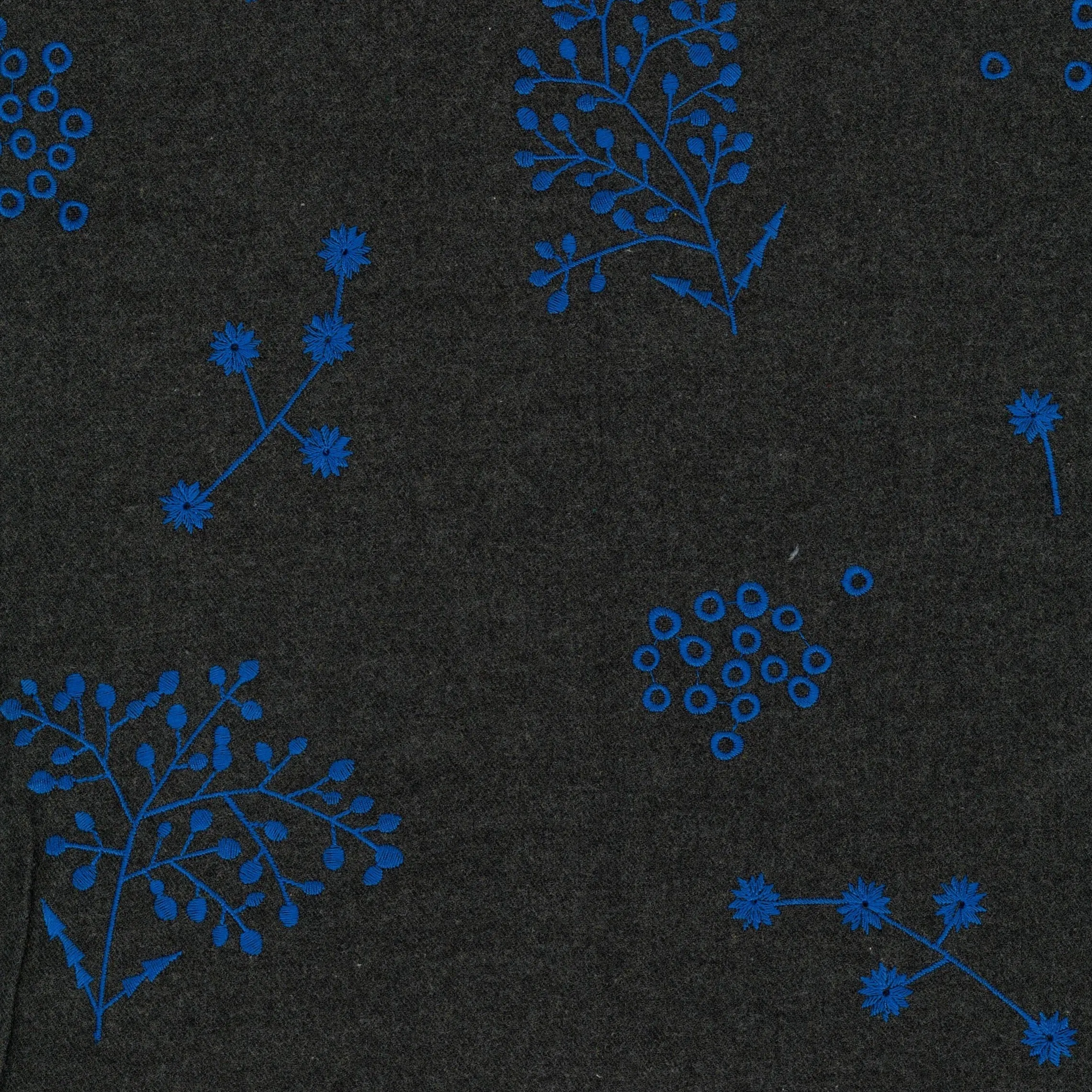 echino Embroidery Botanical Light Brushed Viera