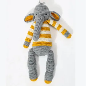 Ellie The Elephant - Grey Melange