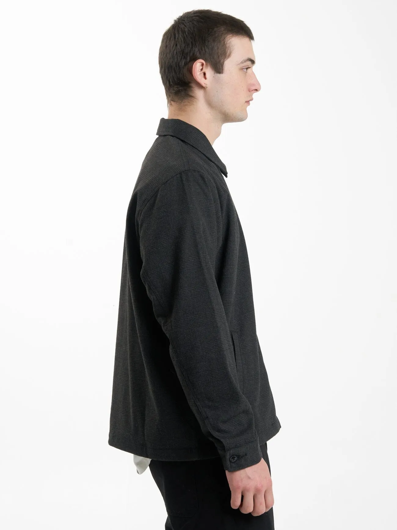 Jacob Plaid Jacket - Black