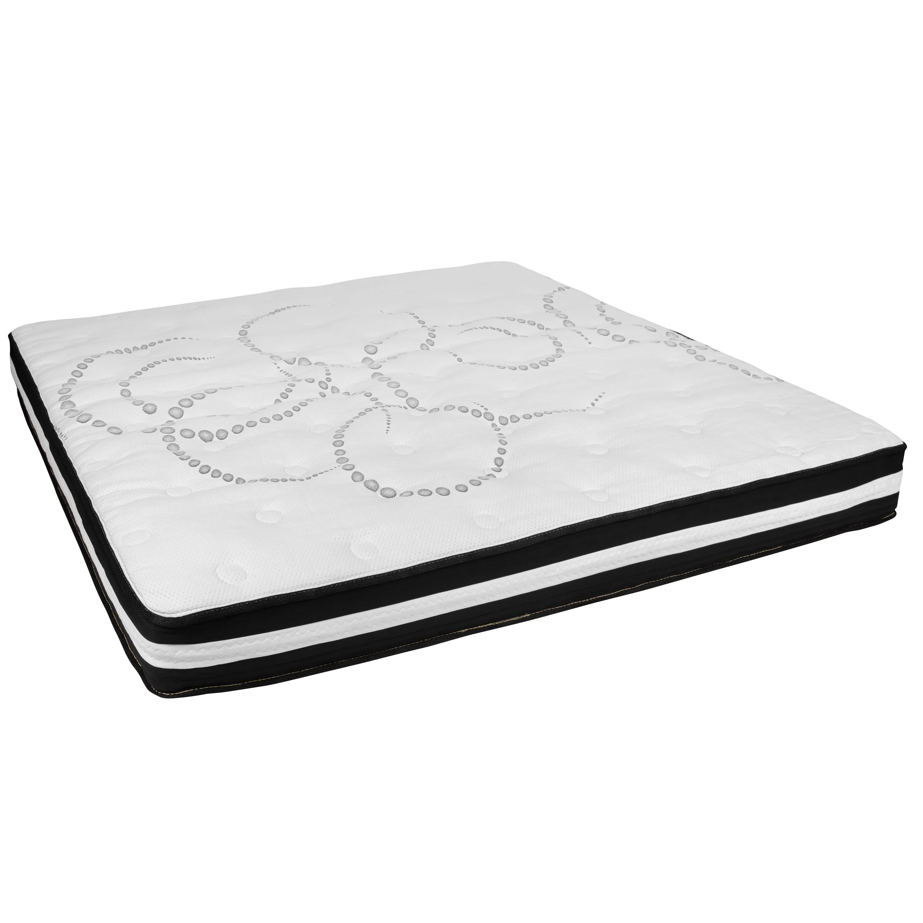 King Platform Bed Set-Gray HG-BM10-44-GG