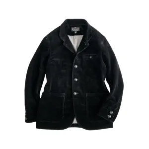 Men's Black Corduroy Brakeman Coat