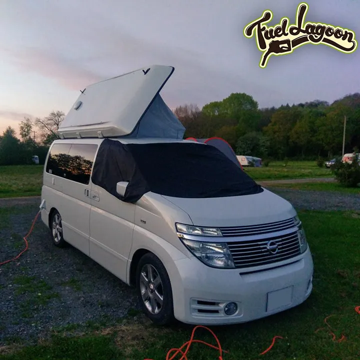 Nissan Elgrand E51 Screen Cover - Plain Deluxe