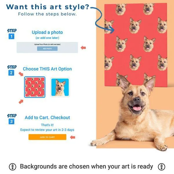 Original Pet Pop Art Pillow