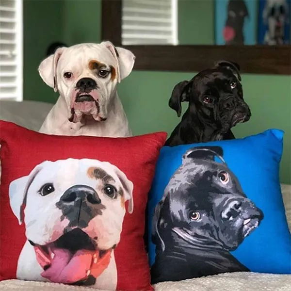 Original Pet Pop Art Pillow