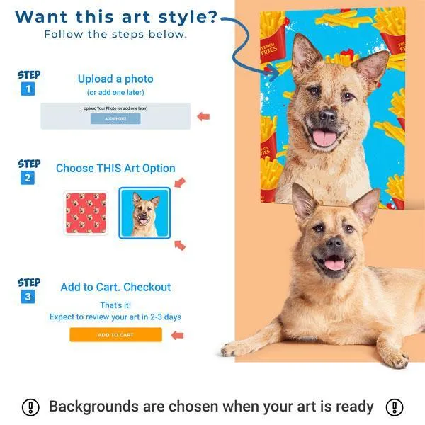 Original Pet Pop Art Pillow