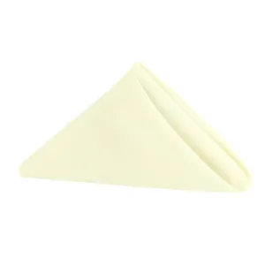 Polyester Napkin 20"x20" - Ivory