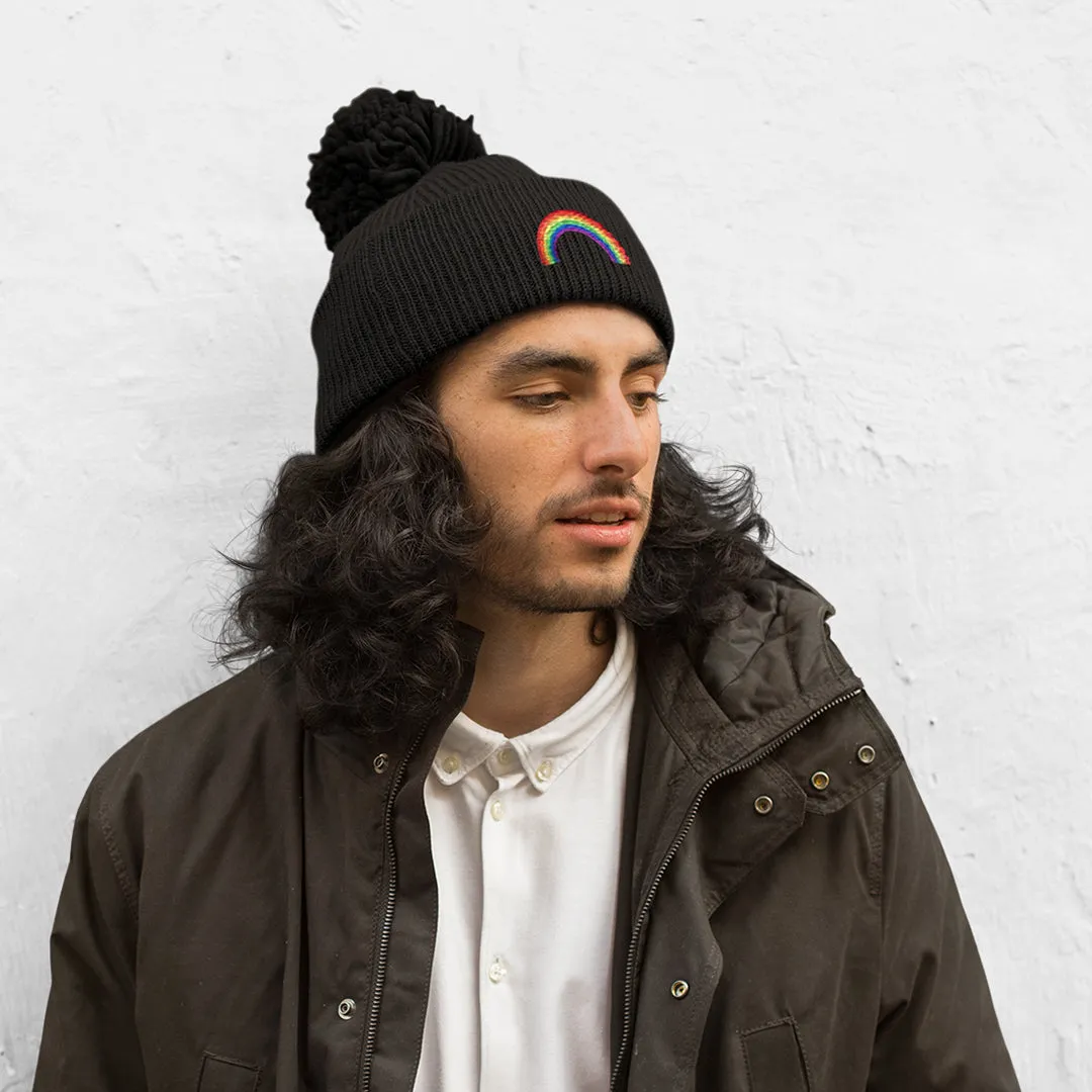 Pride Rainbow Beanie Hat