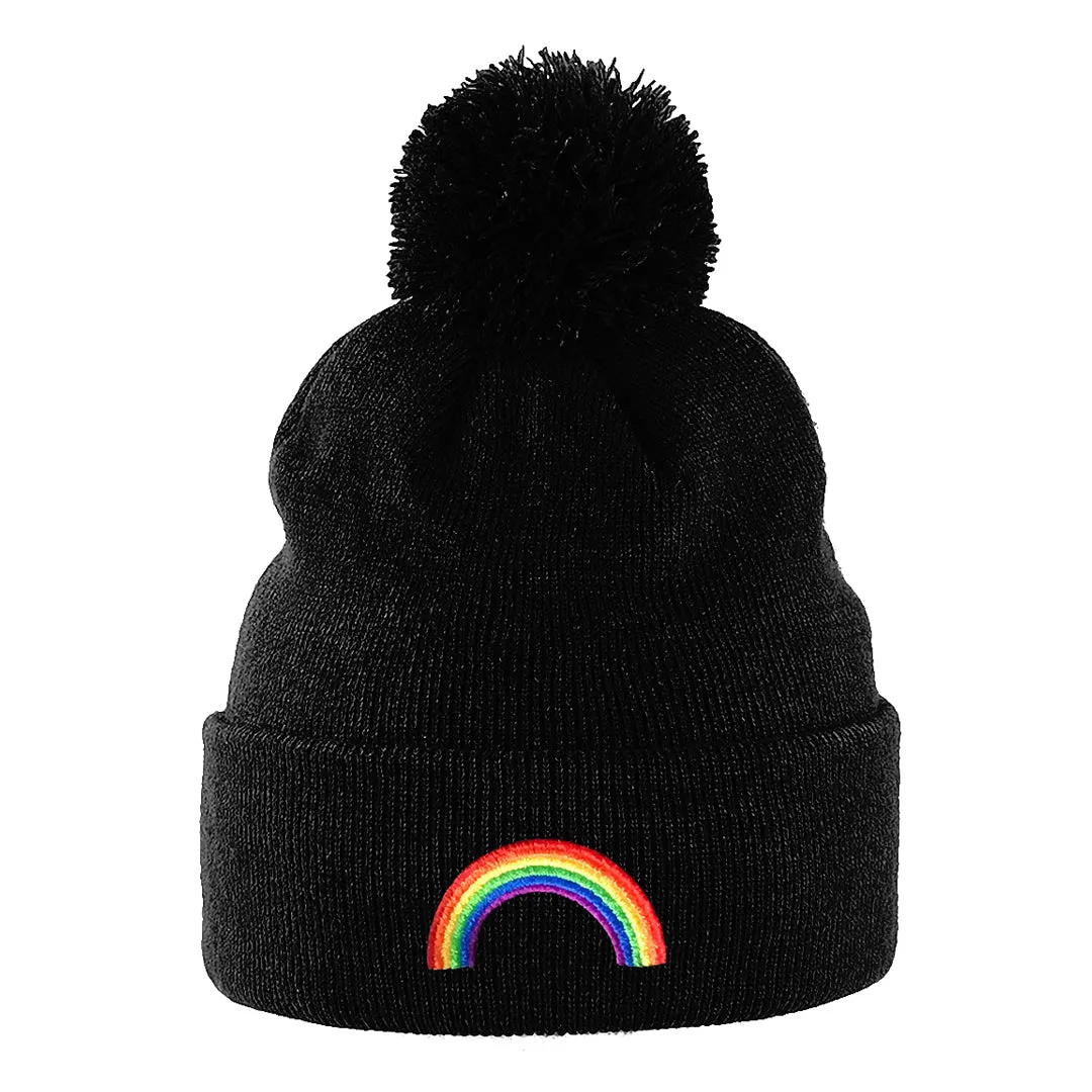Pride Rainbow Beanie Hat