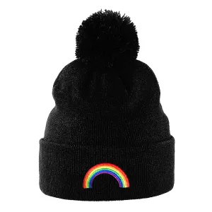 Pride Rainbow Beanie Hat