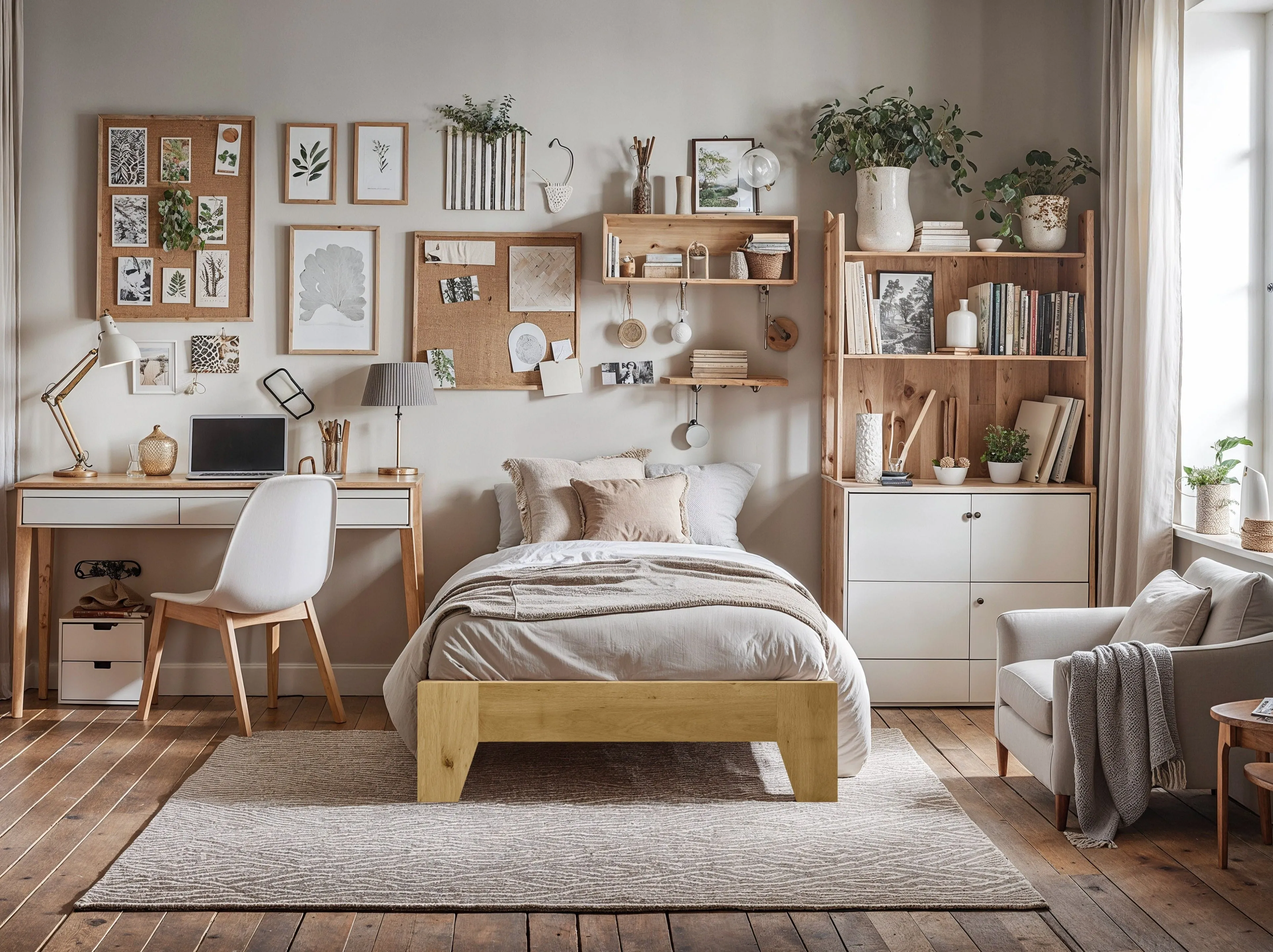 Queen Platform Bed