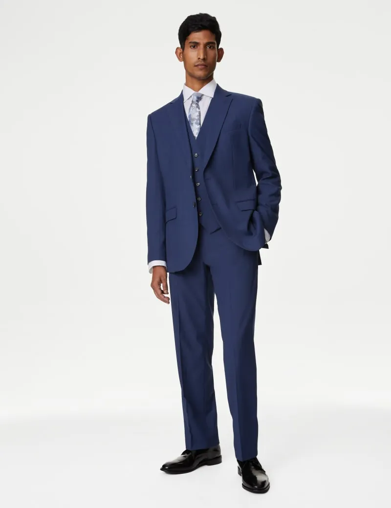 Regular Fit Stretch Suit Trousers
