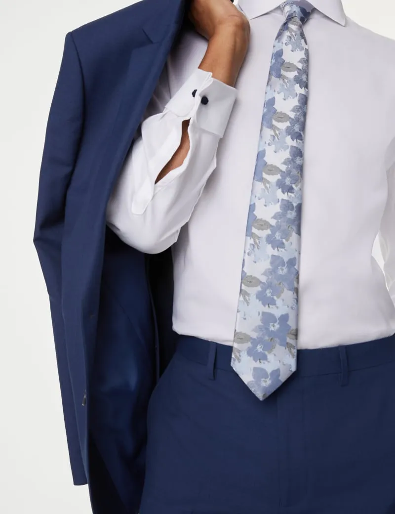 Regular Fit Stretch Suit Trousers