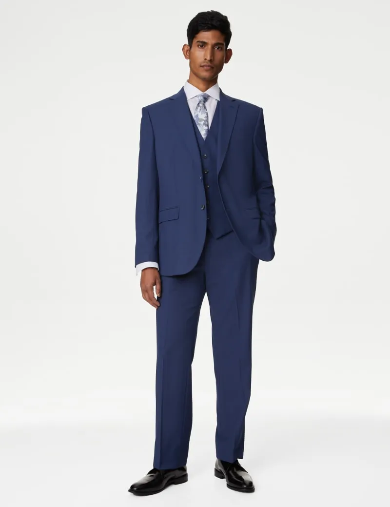 Regular Fit Stretch Suit Trousers