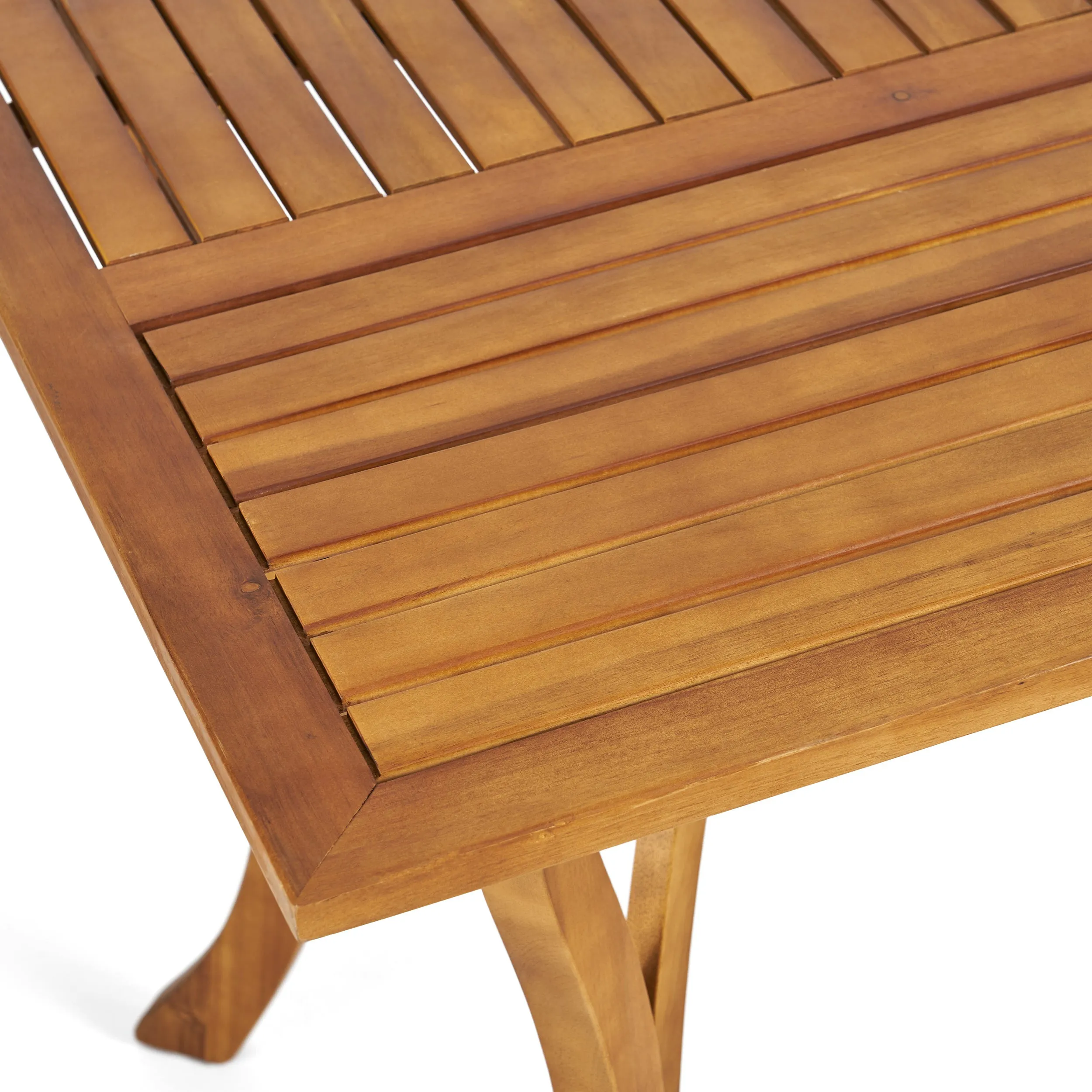 Teak Acacia Wood Outdoor Dining Table