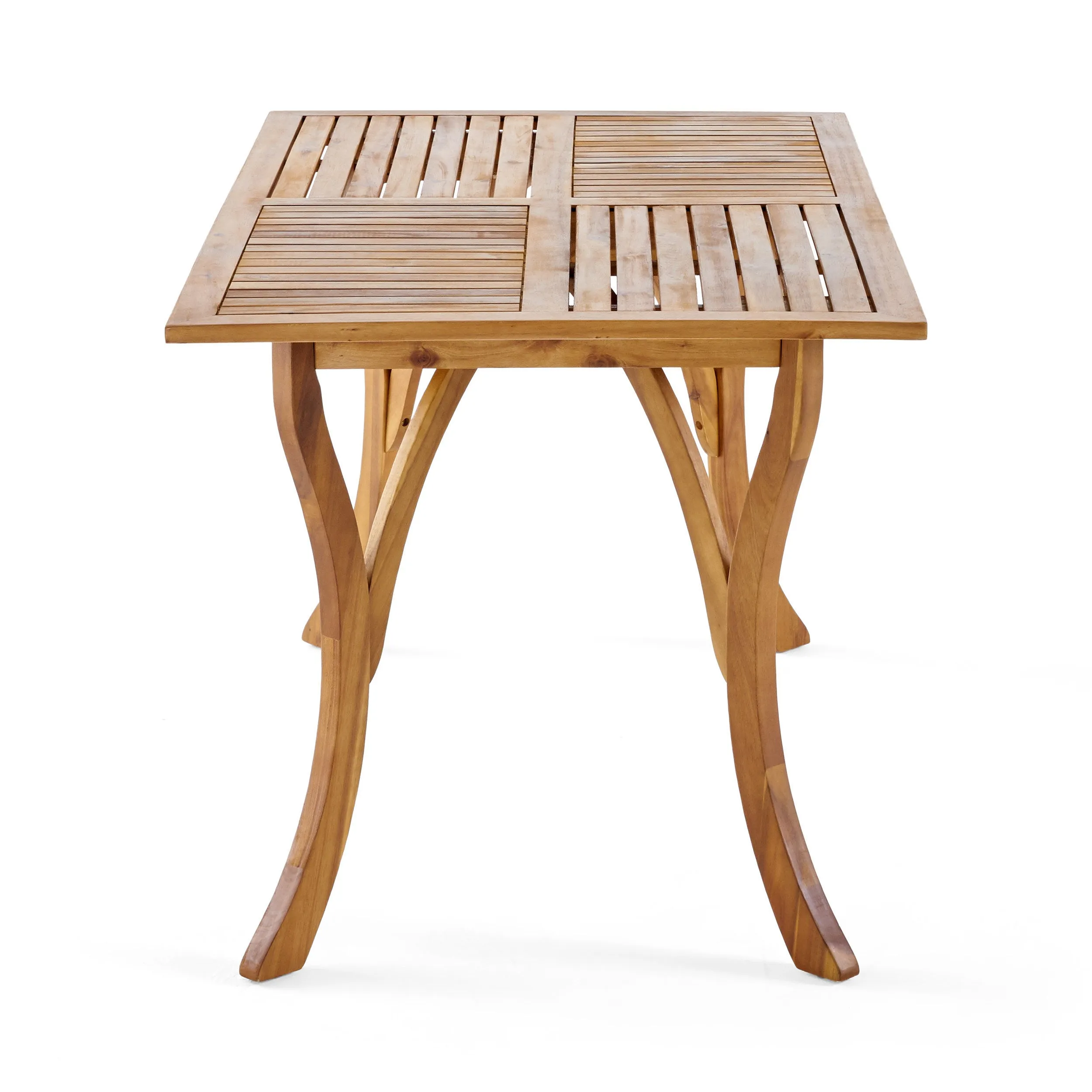 Teak Acacia Wood Outdoor Dining Table