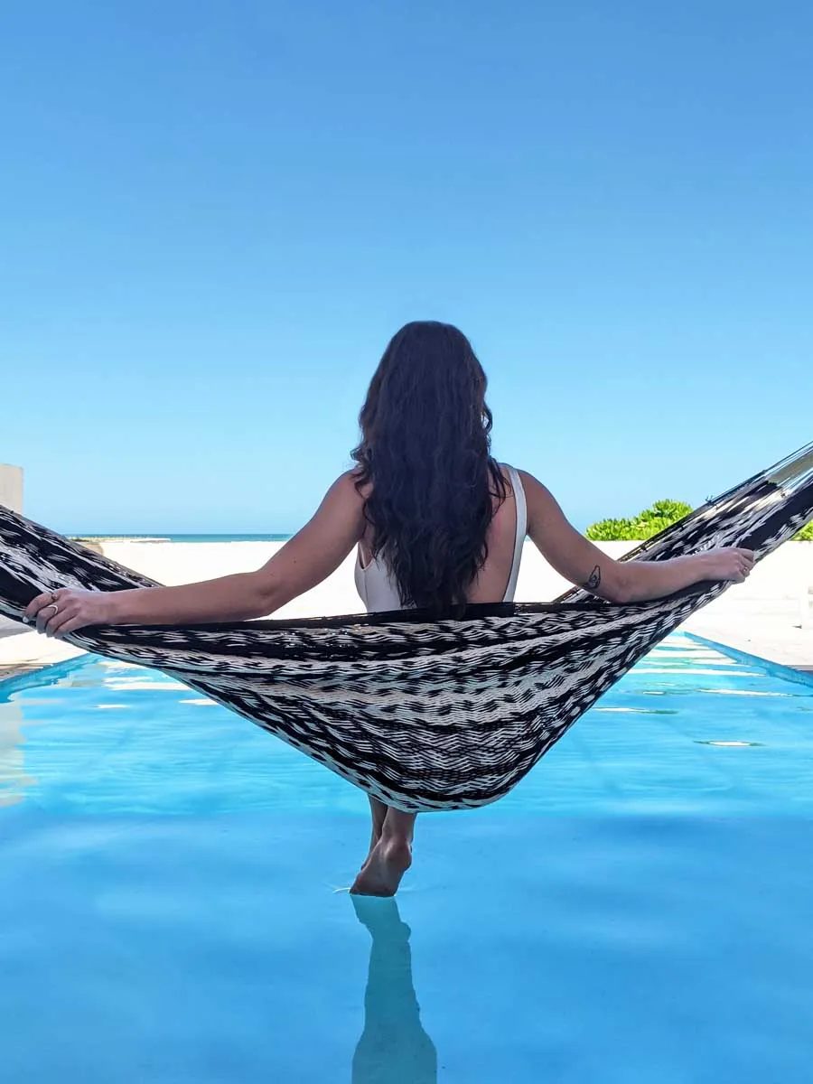 Thick Lounger Hammock - Zebra