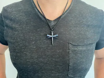 Third Hour I Know  Cross 24” Necklace