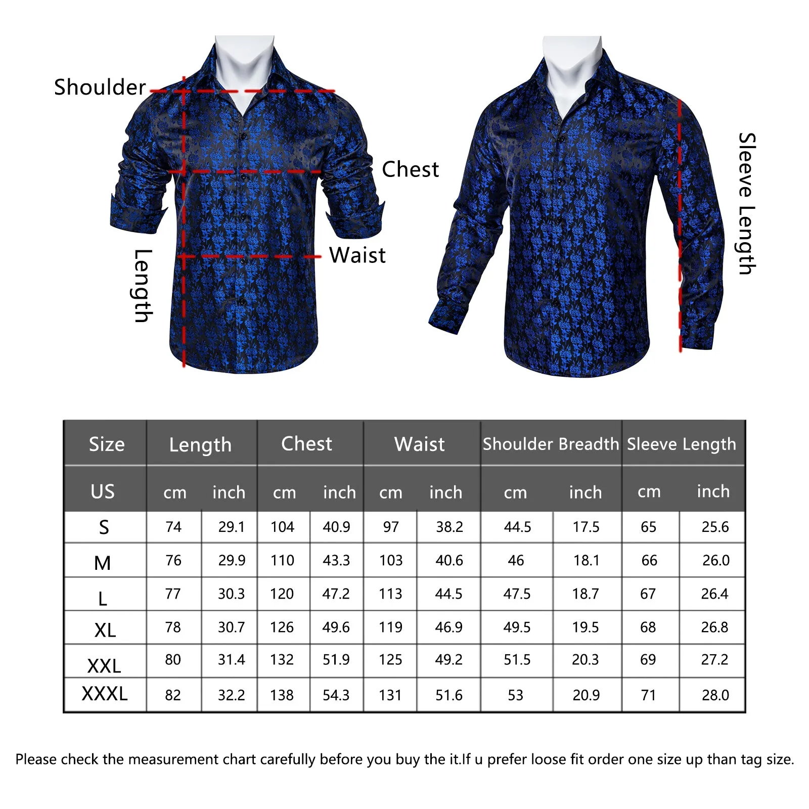 Ties2you Button Down Shirt Black Paisley Pattern Silk Men's Long Sleeve Shirt