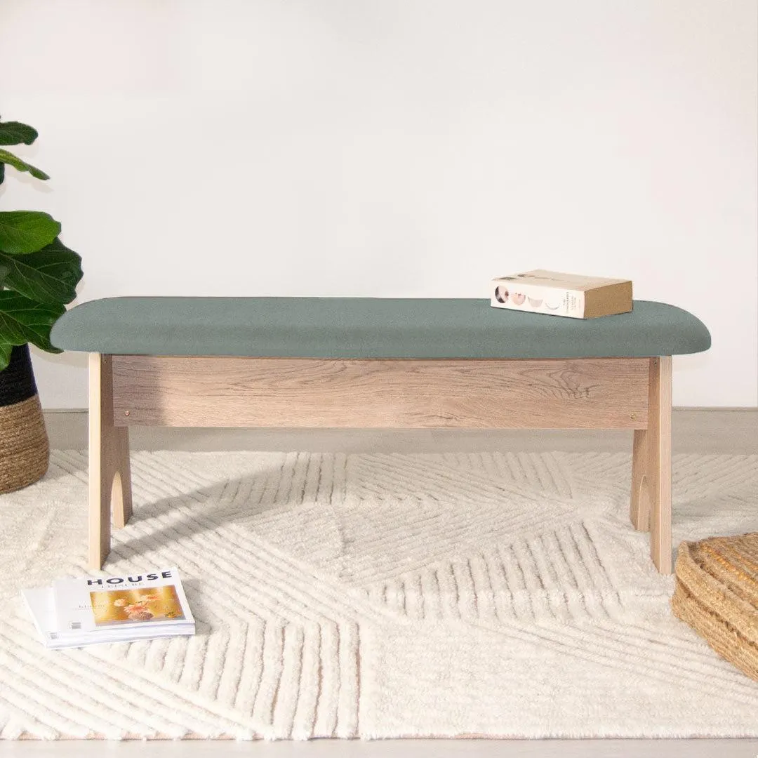 Tom Tom 2-Seater Bench - Seafoam
