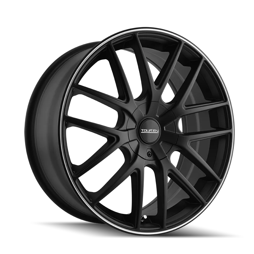 TOUREN 3260 | MATTE BLACK/MACHINED RING | 5x112 | 16x7 | 42mm