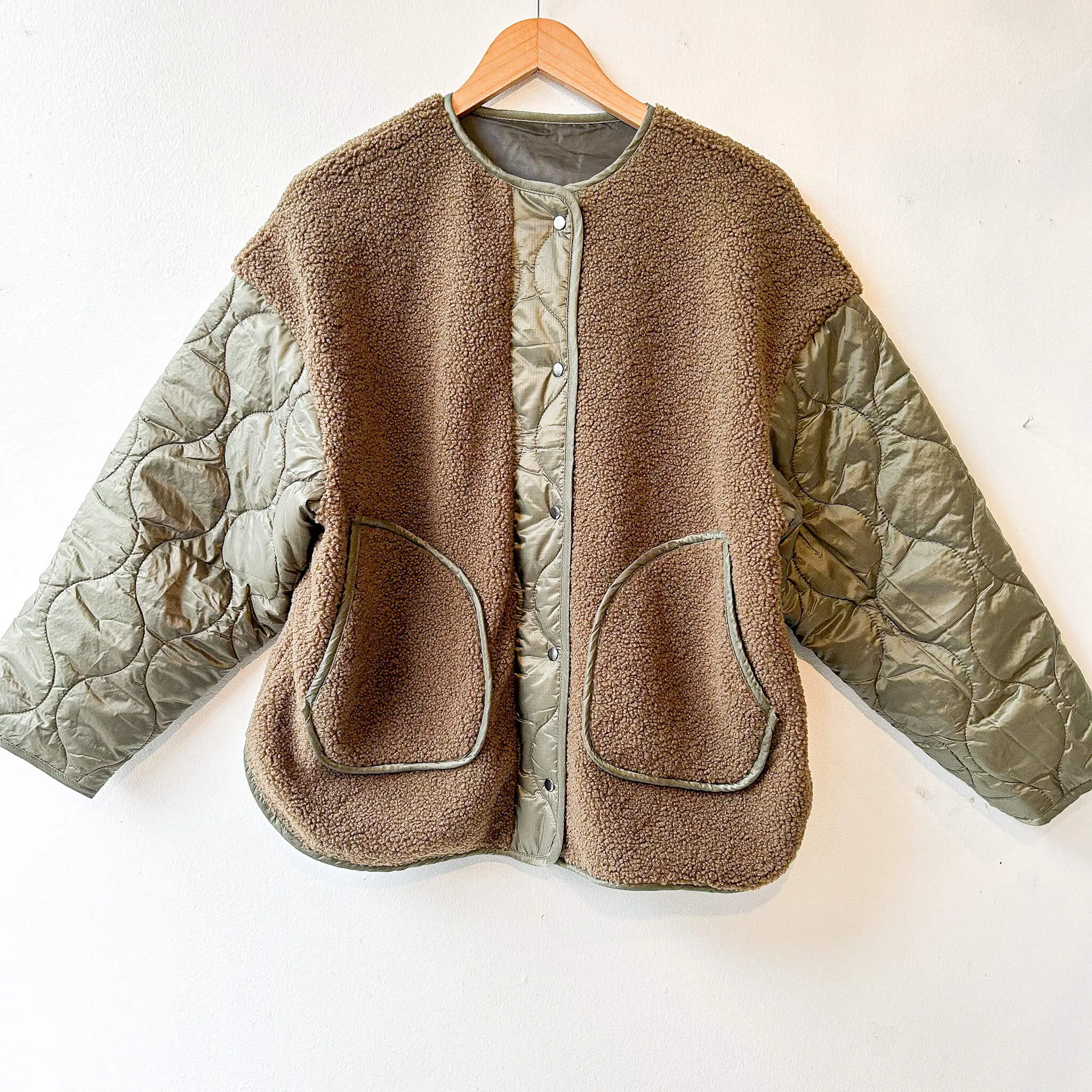 Wagen | Quilting Boa Jacket