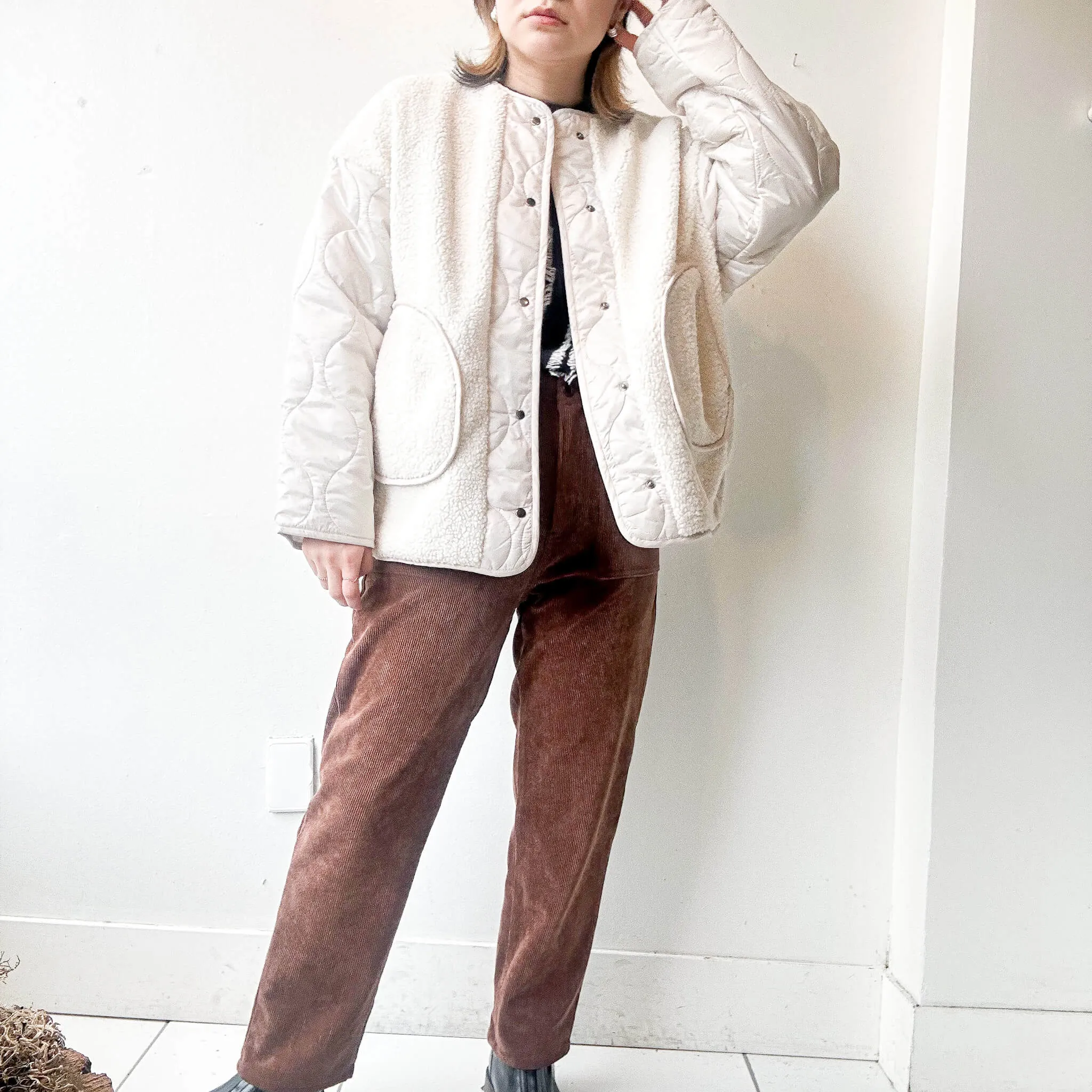 Wagen | Quilting Boa Jacket