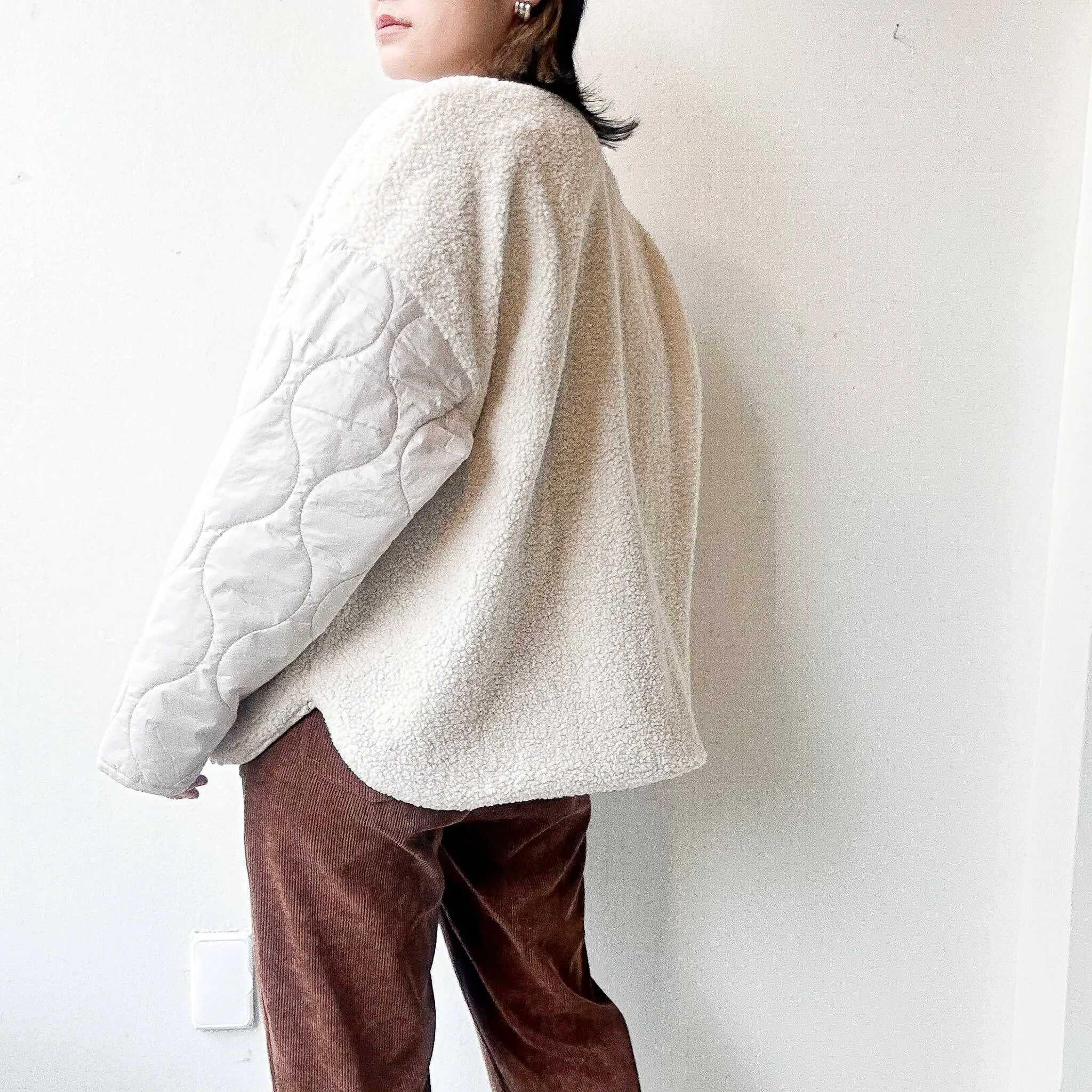 Wagen | Quilting Boa Jacket