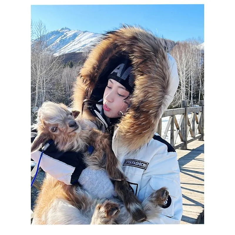 Workwear Style Thigh-Length Parka